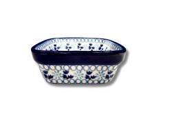 428 Bunzlau vierkant schaaltje 9,5 x 9,5 cm 2186X 428 Kleine vierkante schaaltjes 9,5 x 9,5 cm
